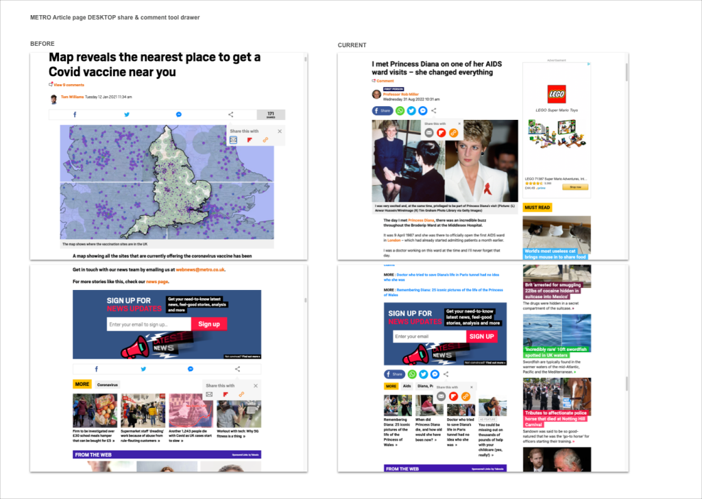 METRO Desktop - Social Share Tools optimisation